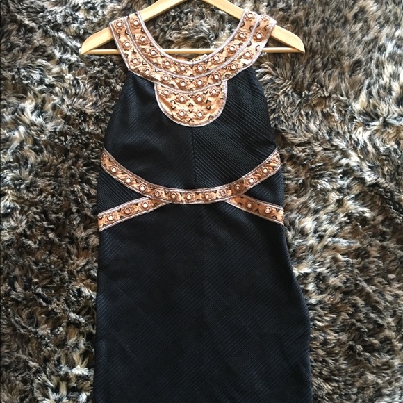 Free People Embellished Mirrored Mini Dress - Picture 4 of 8